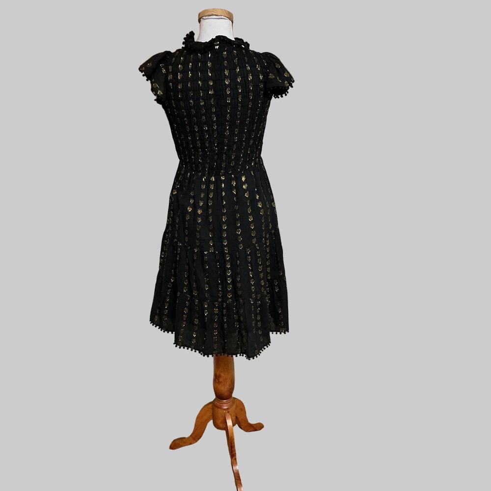 Sea New York black and gold Laura dress, size 0 - Picture 2 of 2
